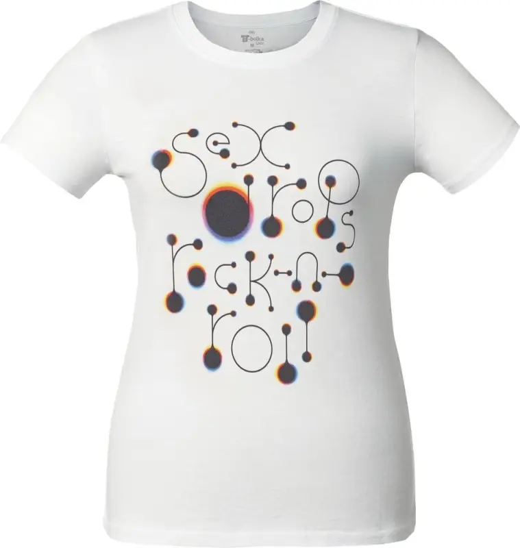 Футболка женская No Drugs, белая, размер S Футболка женская No Drugs, белая, размер S