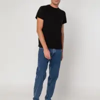 Футболка мужская T-bolka Stretch, черная, размер S