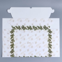 Коробка складная на 12 капкейков с окном &laquo;С Новым годом!&raquo; 32,8 х 25,6 х 10 см, Новый год