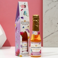 Гель для душа во флаконе шампанское «Счастья и красоты!», 250 мл, аромат сочных фруктов, ЧИСТОЕ СЧАСТЬЕ Гель для душа во флаконе шампанское «Счастья и красоты!», 250 мл, аромат сочных фруктов, ЧИСТОЕ СЧАСТЬЕ