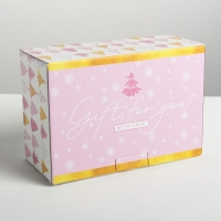 Коробка подарочная новогодняя складная «Пусть зима приносит радость», 22 х 15 х 10 см, Новый год Коробка подарочная новогодняя складная «Пусть зима приносит радость», 22 х 15 х 10 см, Новый год