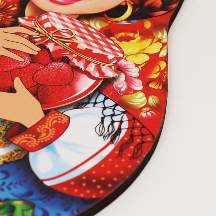 Доска разделочная сувенирная "Матрёшка", лучшей хозяйке, 15&times;23см