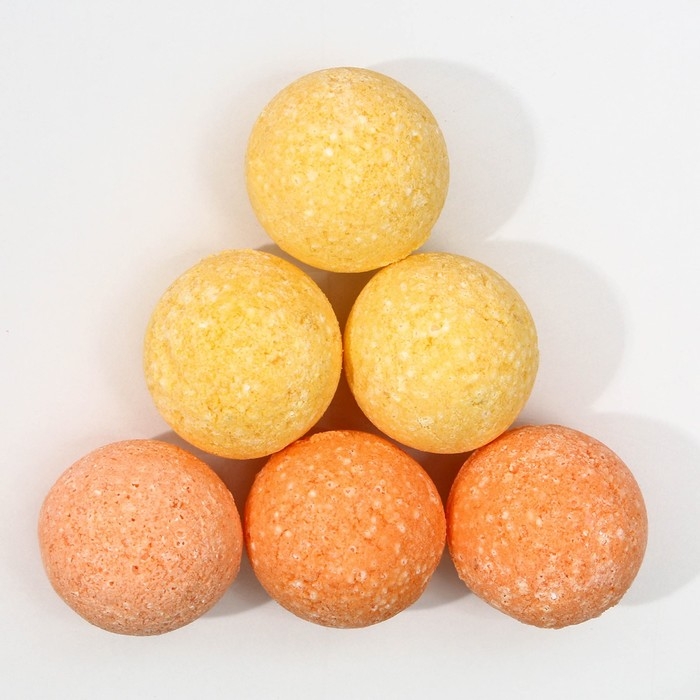 Подарочный набор косметики &laquo;С 8 Марта!&raquo;, бомбочки для ванны 6 х 20 г, ЧИСТОЕ СЧАСТЬЕ