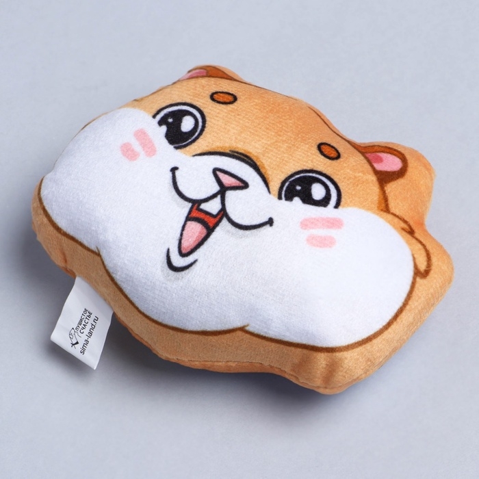 Игрушка для кошек с мятой &laquo;&lrm;Хомячок&raquo;&lrm;, 12 х 9,2 см