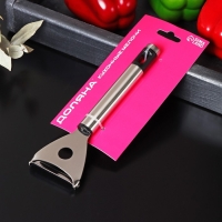 Овощечистка Доляна Fargo, 17,5×5×2 см, нержавеющая сталь, цвет серебристый Овощечистка Доляна Fargo, 17,5×5×2 см, нержавеющая сталь, цвет серебристый