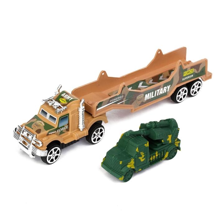 Грузовик инерционый «Военный», цвета МИКС Грузовик инерционый «Военный», цвета МИКС