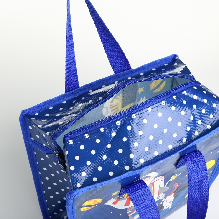 Сумка детская для девочки на молнии, цвет синий Сумка детская для девочки на молнии, цвет синий