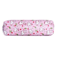 Пенал школьный на молнии Calligrata "Кролики", розовый Пенал школьный на молнии Calligrata "Кролики", розовый