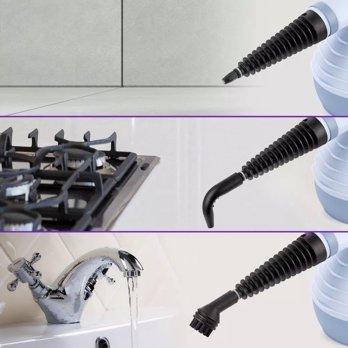 Пароочиститель Kitfort KT-9176, 1050 Вт, 0,35 л, 30 г/мин, нагрев 3 мин, голубой Пароочиститель Kitfort KT-9176, 1050 Вт, 0,35 л, 30 г/мин, нагрев 3 мин, голубой