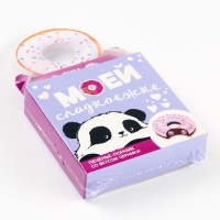 Печенье пончик &laquo;Моей сладкоежке&raquo; с черникой, 40 г.