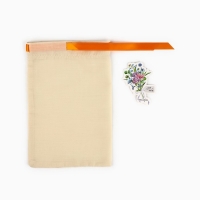 Мешок из хлопка &laquo;С любовью для тебя&raquo;, цветы, 16 х 24 см