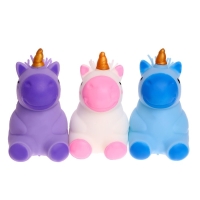 Антистресс сквиш мялка «Единорожка», с пастой, цвета МИКС, в шоубоксе Антистресс сквиш мялка «Единорожка», с пастой, цвета МИКС, в шоубоксе