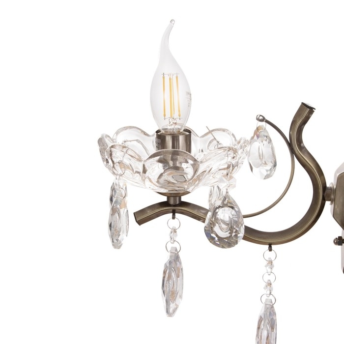 Бра Бра "Элли" 1х40Вт Е14 Античная бронза 23х13х23см