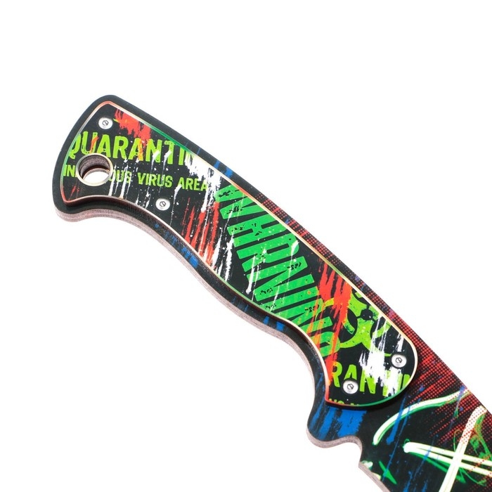 Деревянное оружие, детское сувенирное &laquo;Граффити&raquo;, нож мачете, 43 х 6,7 см