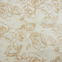 Клеёнка на стол на нетканой основе Доляна «Роза», ширина 137 см, рулон 20 м, цвет бежевый Клеёнка на стол на нетканой основе Доляна «Роза», ширина 137 см, рулон 20 м, цвет бежевый