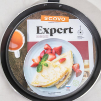 Сковорода блинная &laquo;Эксперт&raquo;, d=22 см, пластиковая ручка, антипригарное покрытие, цвет бордовый