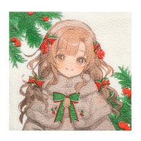 Салфетки новогодние бумажные &laquo;С Новым годом: аниме&raquo;, однослойные, 24х24 см, 20 шт.