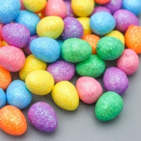 Декор пасхальный "Яйцо - блеск" набор 100 шт разноцветные 1,8х1,5х1,5 см Декор пасхальный "Яйцо - блеск" набор 100 шт разноцветные 1,8х1,5х1,5 см