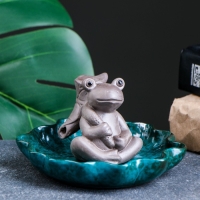 Подставка для благовоний "Лягушонок Вей" 6х4см