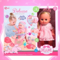 Пупс функциональный «Анечка», пьёт, писает, с набором аксессуаров, со стульчиком для кормления Пупс функциональный «Анечка», пьёт, писает, с набором аксессуаров, со стульчиком для кормления