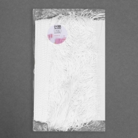 Тесьма декоративная &laquo;Бахрома&raquo;, 150 мм, 5 &plusmn; 0,5 м, цвет белый