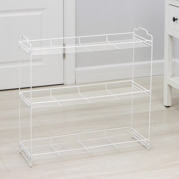 Стеллаж универсальный, 3 секции, 64,5×22×65 см Стеллаж универсальный, 3 секции, 64,5×22×65 см