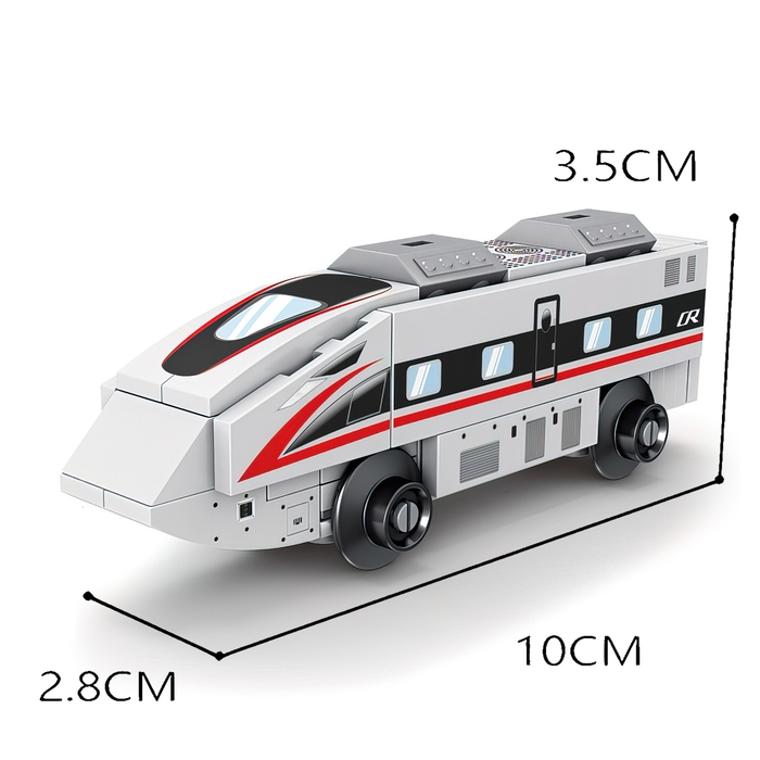 Конструктор &laquo;ЖД. Скоростной поезд&raquo;, с запуском, 53 детали