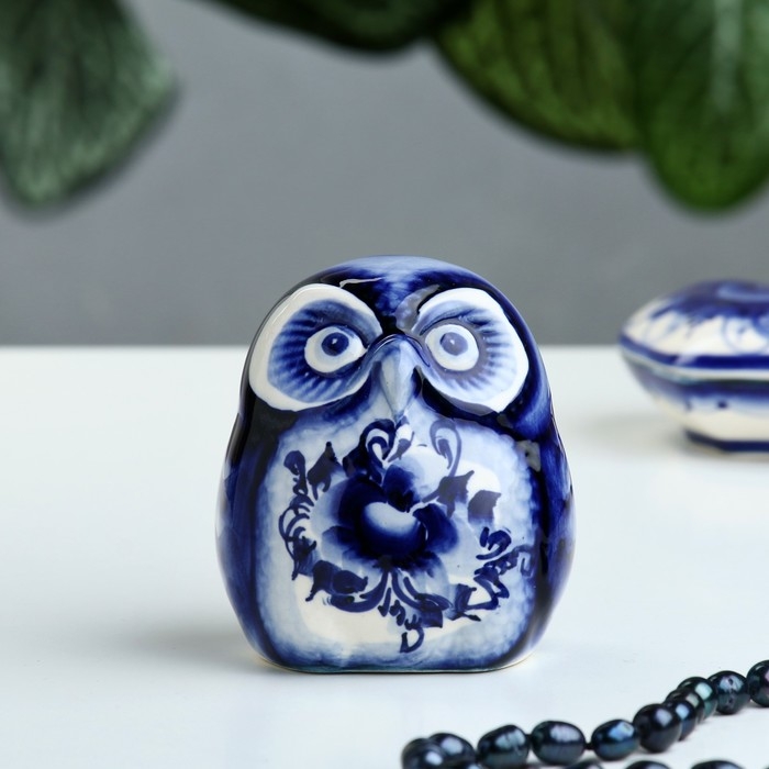 Сувенир &laquo;Сова Софья&raquo;,  гжель