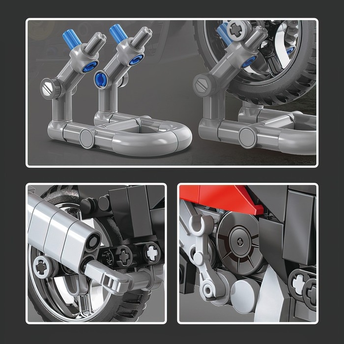 Конструктор Мото &laquo;Спортивный мотоцикл&raquo;, 300 деталей