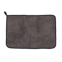 Тряпка для мытья авто, CARTAGE, микрофибра, 350 г/м&sup2;, 30&times;40 cм, сине-серая