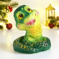 Новый год. Символ 2025. Копилка "Змея с монетами" 16х15х17см, цветная Новый год. Символ 2025. Копилка "Змея с монетами" 16х15х17см, цветная