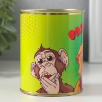 Носки в банке "Опять носки&hellip;?" (внутри носки мужские, цвет чёрный)