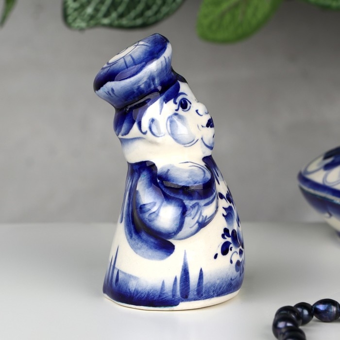 Сувенир &laquo;Поварёнок&raquo;, 9,5 см, гжель
