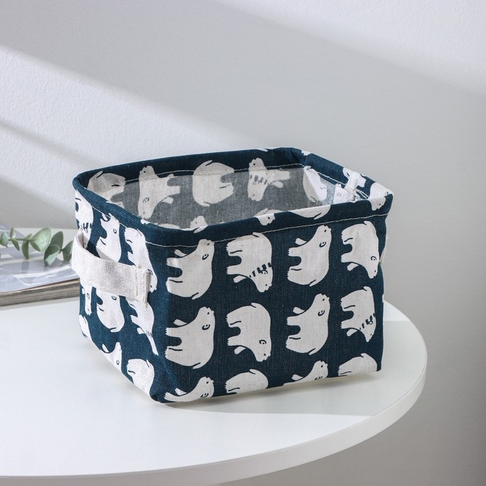 Органайзер для хранения с ручками &laquo;Медведи&raquo;, 20,3&times;16,5&times;13,3 см