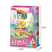 Конструктор Розовая мечта &laquo;Трехэтажный дом&raquo;, 571 деталь