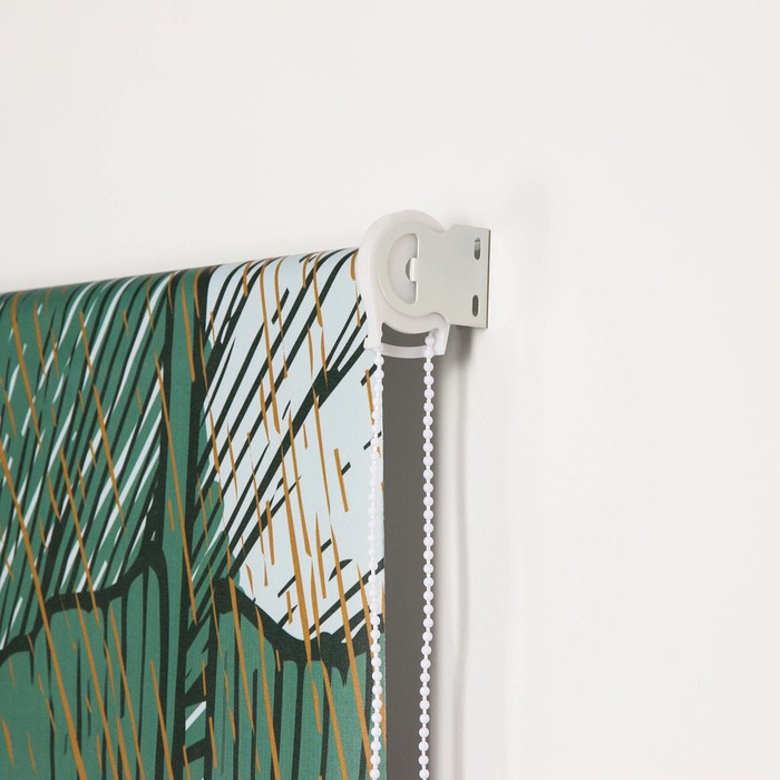 Штора рулонная 3D &laquo;Тэнз&raquo;, 90&times;200 см (с учётом креплений 3,5 см), блэкаут