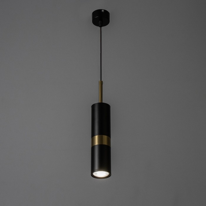 Светильник BayerLux Подвес BayerLuxной "Холли" LED 5Вт 4000К черный золото 6х6х33-233см