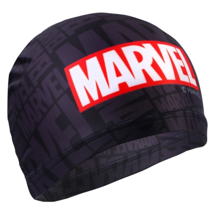 Шапочка для плавания &laquo;MARVEL&raquo;, обхват головы 46-50 см.
