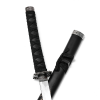 Сув. изделие катаны 3в1 на подставке, ножны дерево, дракон черные 52/78/98см