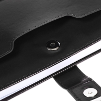 Ежедневник недатированный, A5, 136 листов, кожзам, deVENTE. Prestige,твердая обложка с поролоном, карман, перфорация, ляссе, блок 70%, черный Ежедневник недатированный, A5, 136 листов, кожзам, deVENTE. Prestige,твердая обложка с поролоном, карман, перфорация, ляссе, блок 70%, черный