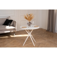 Стол Тео T1 750x800x800 мм Белый Стол Тео T1 750x800x800 мм Белый