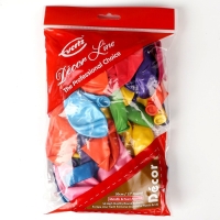 Шар латексный 12", металлик/перламутр, набор 50 шт., цвета МИКС Шар латексный 12", металлик/перламутр, набор 50 шт., цвета МИКС