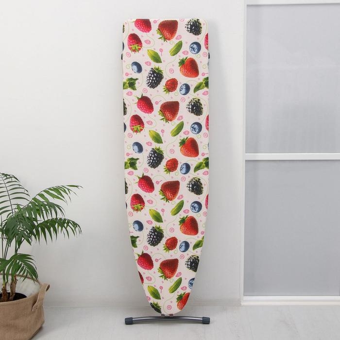 Доска гладильная Nika &laquo;Ника 1+&raquo;, 122&times;34,5 см, регулируемая высота до 80 см, рисунок микс