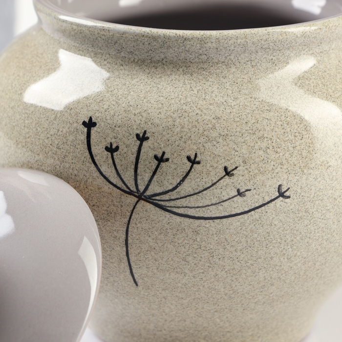 Горшок для запекания "Русский" 0,7л / 14х14см, сумерки