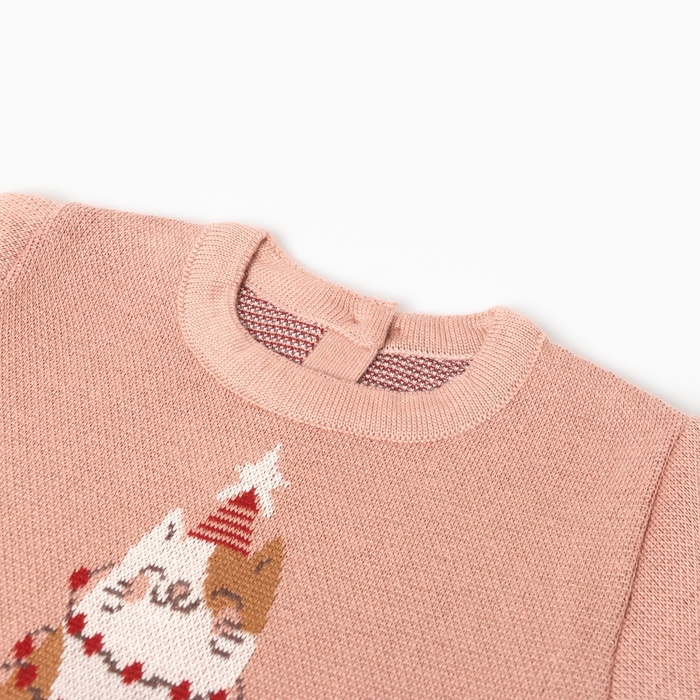 Джемпер вязаный Крошка Я Джемпер вязаный Крошка Я "Зимний котик" рост 74-80 см