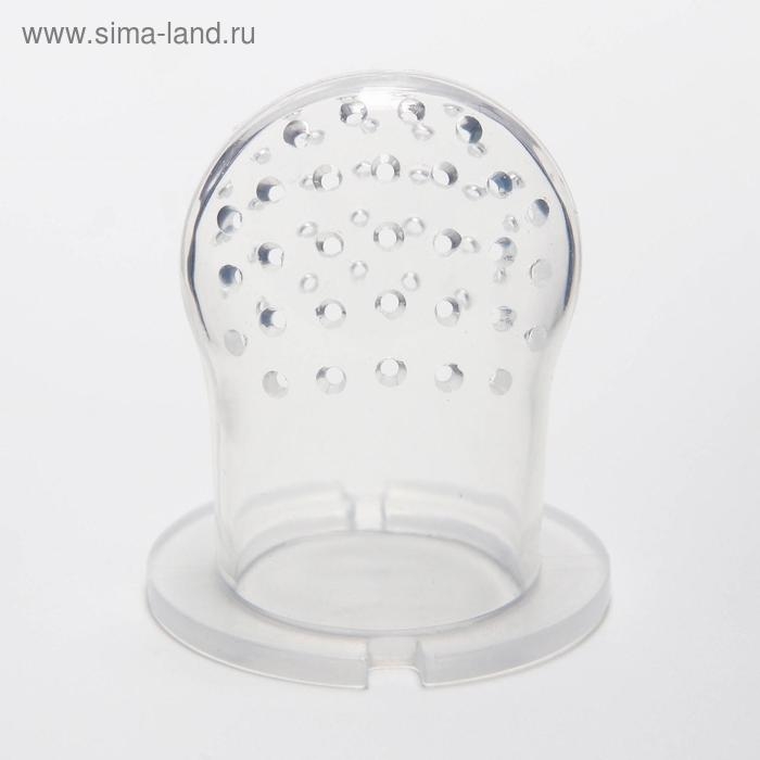 Ниблер для прикорма, с силиконовой сеточкой «Зайчик» цвет розовый Ниблер для прикорма, с силиконовой сеточкой «Зайчик» цвет розовый