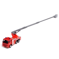 Грузовик металлический «КАМАЗ. Пожарная Служба», 1:54, инерция Грузовик металлический «КАМАЗ. Пожарная Служба», 1:54, инерция