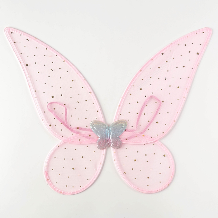 Карнавальные крылья "Бабочка", цвет розовый