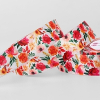 Лента атласная &laquo;Весенний букет&raquo;, 25 мм, 23 &plusmn; 1 м, разноцветная