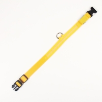 Ошейник с подсветкой размер L, ОШ 45-52 х 2,5 см 3 режима свечения жёлтый Ошейник с подсветкой размер L, ОШ 45-52 х 2,5 см 3 режима свечения жёлтый